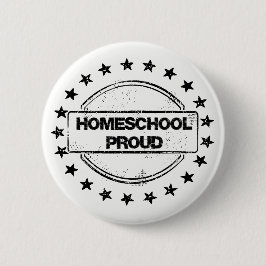 Chapa Redonda De 5 Cm Botones orgullosos de Homeschool