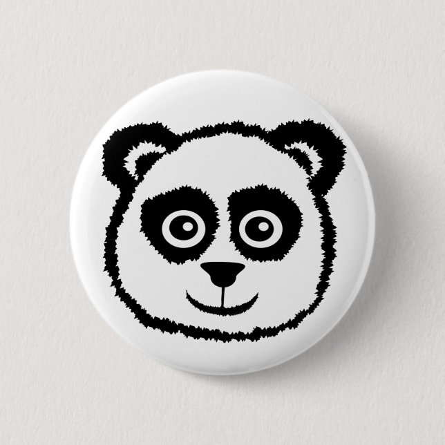 Chapa Redonda De 5 Cm Botones Panda (Anverso)