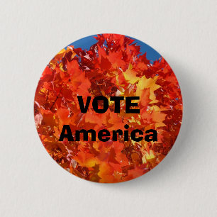 Chapa Redonda De 5 Cm Botones VOTE América Elecciones personalizado polí