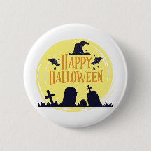 Botones y Pins de Halloween Adorables Fantasmas, C