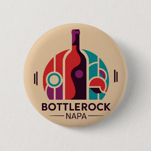 Chapa Redonda De 5 Cm BottleRock Napa Valley Button Inspirado en el Fe