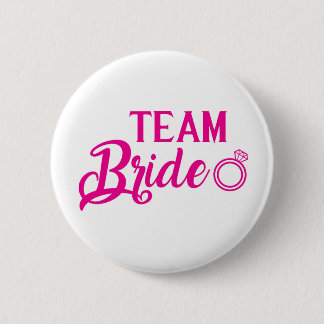 Chapa Redonda De 5 Cm Botton Team Bride