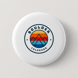 Chapa Redonda De 5 Cm Boulder Colorado Esquí Snowboard Familia Ski Tr