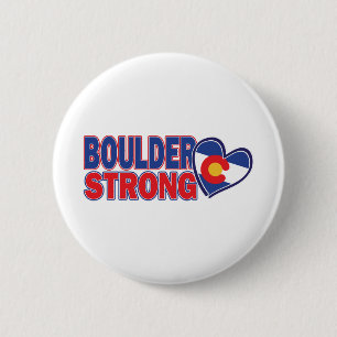 Chapa Redonda De 5 Cm Boulder-Strong-Heart