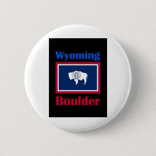 Chapa Redonda De 5 Cm Boulder Wyoming