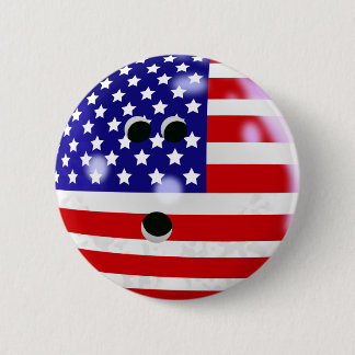 Chapa Redonda De 5 Cm Bowling Ball (Estados Unidos) Pin