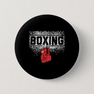 Chapa Redonda De 5 Cm Boxeador masculino Boxeo vintage Boxeo