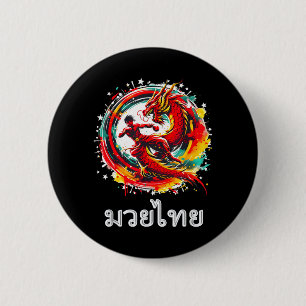 Chapa Redonda De 5 Cm Boxeo de Muay Thai MMA luchador tailandés ocho ext