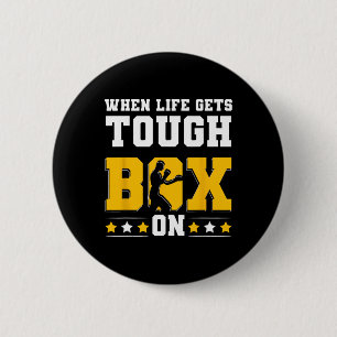 Chapa Redonda De 5 Cm Boxeo de sombra Puñetazos Kickboxing G Guantes Box