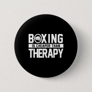 Chapa Redonda De 5 Cm Boxeo Es Más Barato Que Terapia Cita Kickboxing Fi