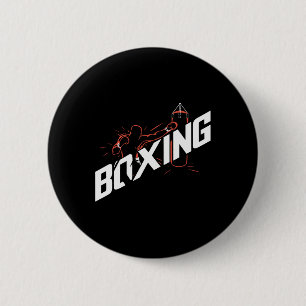 Chapa Redonda De 5 Cm Boxeo Puñetazos Byg Boxeo Kickboxing Amante del bo