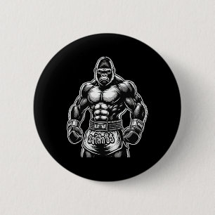 Chapa Redonda De 5 Cm Boxeo Tailandés y Kickboxing - Muay Thai Gorilla