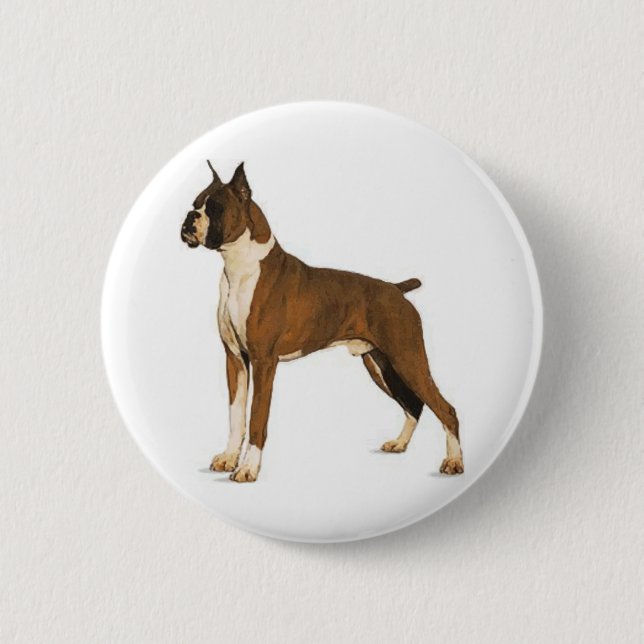 Chapa Redonda De 5 Cm Boxer ceo (Anverso)