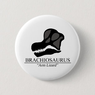 Chapa Redonda De 5 Cm Brachiosaurus Skull