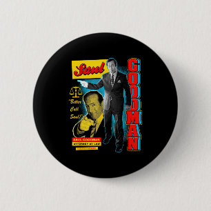 Chapa Redonda De 5 Cm Breaking Bad Saul Goodman Collage De Anuncio Color
