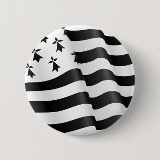 Chapa Redonda De 5 Cm Bretón de Drapeau (bandera bretona)