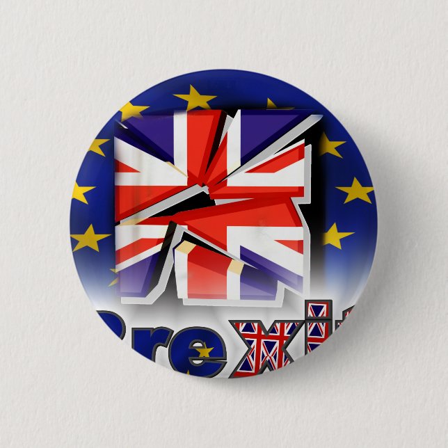 Chapa Redonda De 5 Cm brexit (Anverso)