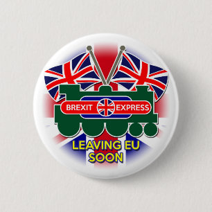 Chapa Redonda De 5 Cm Brexit