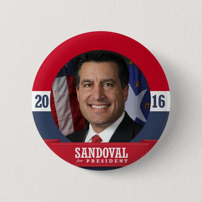 CHAPA REDONDA DE 5 CM BRIAN SANDOVAL 2016 (Anverso)