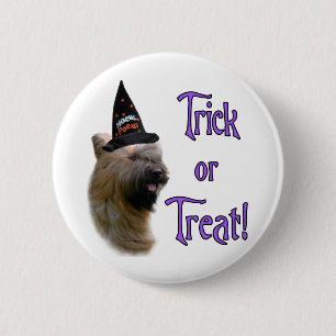 Chapa Redonda De 5 Cm Briard Trick