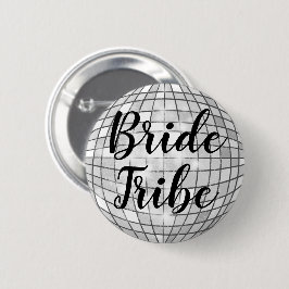 Chapa Redonda De 5 Cm Bride Tribe Disco Ball Pin