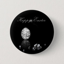 Chapa Redonda De 5 Cm Brilliant Easter Egg Diamonds - Button