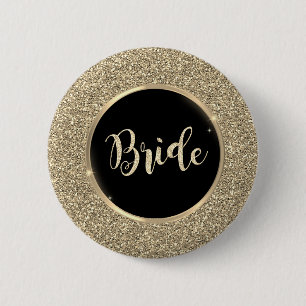 Chapa Redonda De 5 Cm Brillo de Oro Chic Elegante