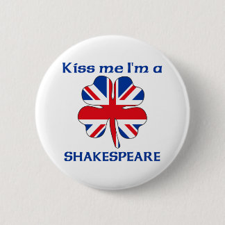 Chapa Redonda De 5 Cm Británicos personalizados me besan que soy