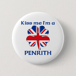 Chapa Redonda De 5 Cm Británicos personalizados me besan que soy Penrith