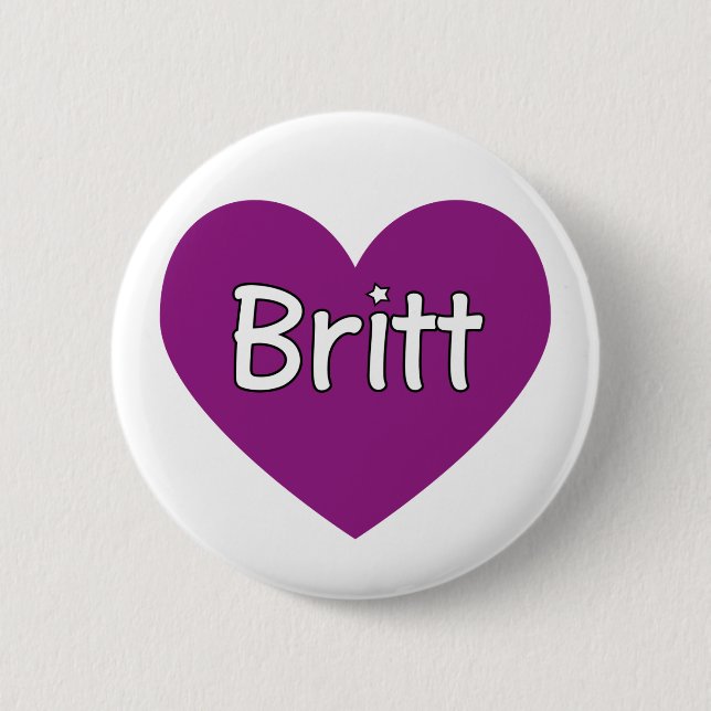 Chapa Redonda De 5 Cm Britt (Anverso)