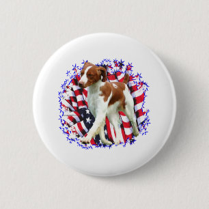 Chapa Redonda De 5 Cm Brittany Patriot