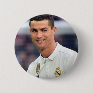Chapa Redonda De 5 Cm Broche de Cristiano Ronaldo