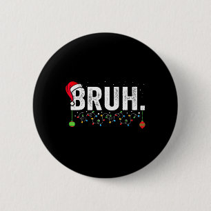 Chapa Redonda De 5 Cm Broma Divertida Feliz Navidad Pijama Familia Hombr