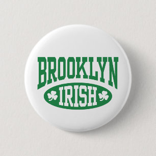 Chapa Redonda De 5 Cm Brooklyn Irish