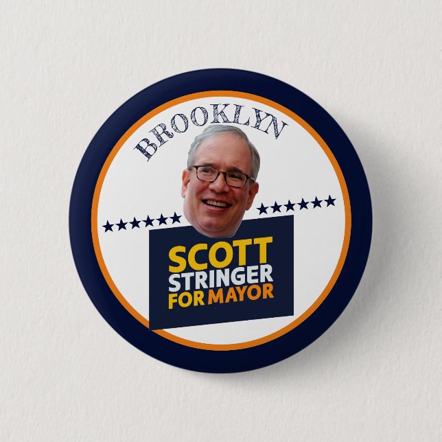 Chapa Redonda De 5 Cm Brooklyn para Stringer 2021 (Anverso)