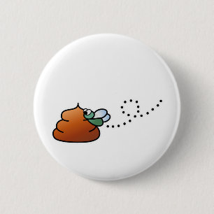 Chapa Redonda De 5 Cm Brootsch the PooPoo