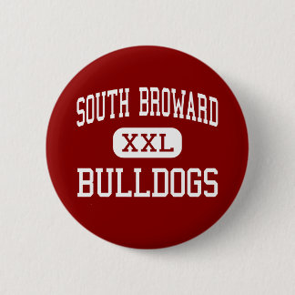 Chapa Redonda De 5 Cm Broward del sur - bulldoges - alto - Hollywood