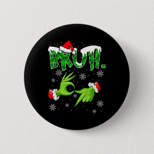 Chapa Redonda De 5 Cm Bruh 67 Seis Siete 6 7 Meme Navidad Divertido Gen