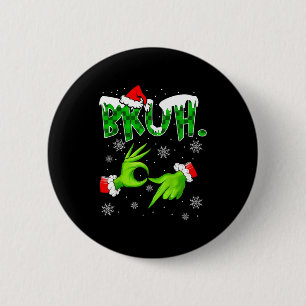 Chapa Redonda De 5 Cm Bruh 67 Seis Siete 6 7 Meme Navidad Divertido Gen 