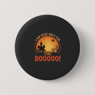 Chapa Redonda De 5 Cm Bruja de Halloween Casa Embrujada Diseño Boo_1