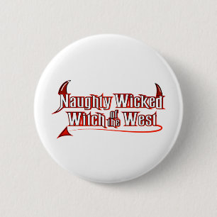 Chapa Redonda De 5 Cm Bruja traviesa traviesa