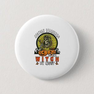 Chapa Redonda De 5 Cm Brujas Calaveras Llave Bicicletas Calabazas Salón