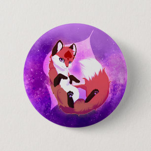 Chapa Redonda De 5 Cm Brujas sin gloria: ¡Fox! Insignia de Astra