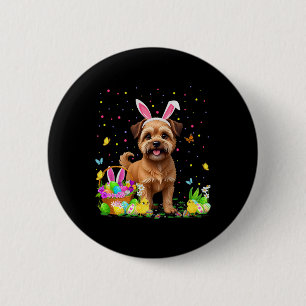 Chapa Redonda De 5 Cm Bruselas Griffon Dog Easter Egt Hunt Bunny Ear Hap