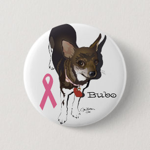 Chapa Redonda De 5 Cm Bubón, la chihuahua