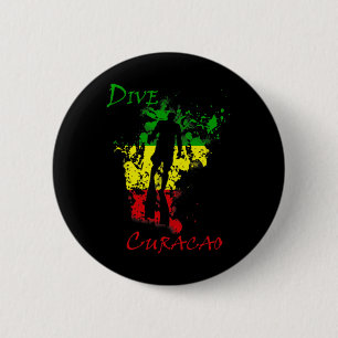 Chapa Redonda De 5 Cm Buceo Curacao