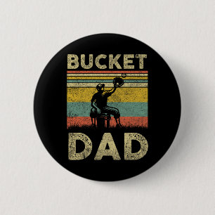 Chapa Redonda De 5 Cm Bucket Dad Softball Dad Baseball Funny Coach Fathe