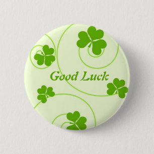 Chapa Redonda De 5 Cm Buena suerte