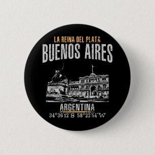 Chapa Redonda De 5 Cm Buenos Aires