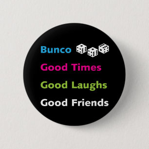 Chapa Redonda De 5 Cm buenos amigos #2 del bunco